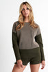 Shan Sofia 3D Mesh and 3D jersey long sleeve top